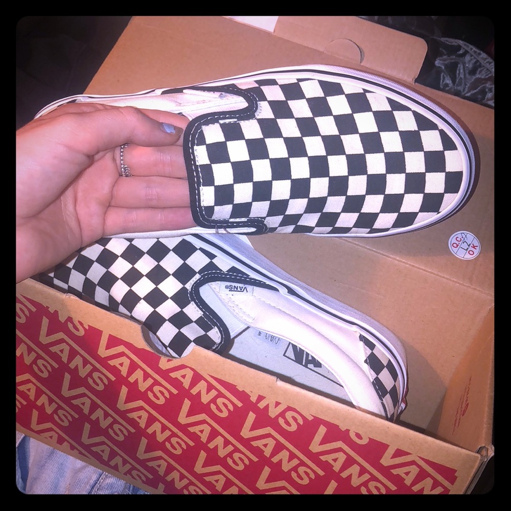 Checkered Vans